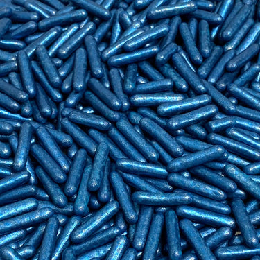 Metallic Blue Rod Sprinkles - Cool Mom Sprinkles